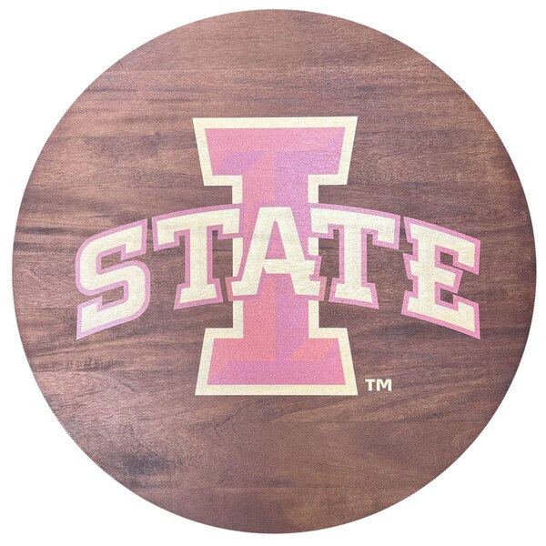 I-State Brown Wood Lazy Susan (18 inch)